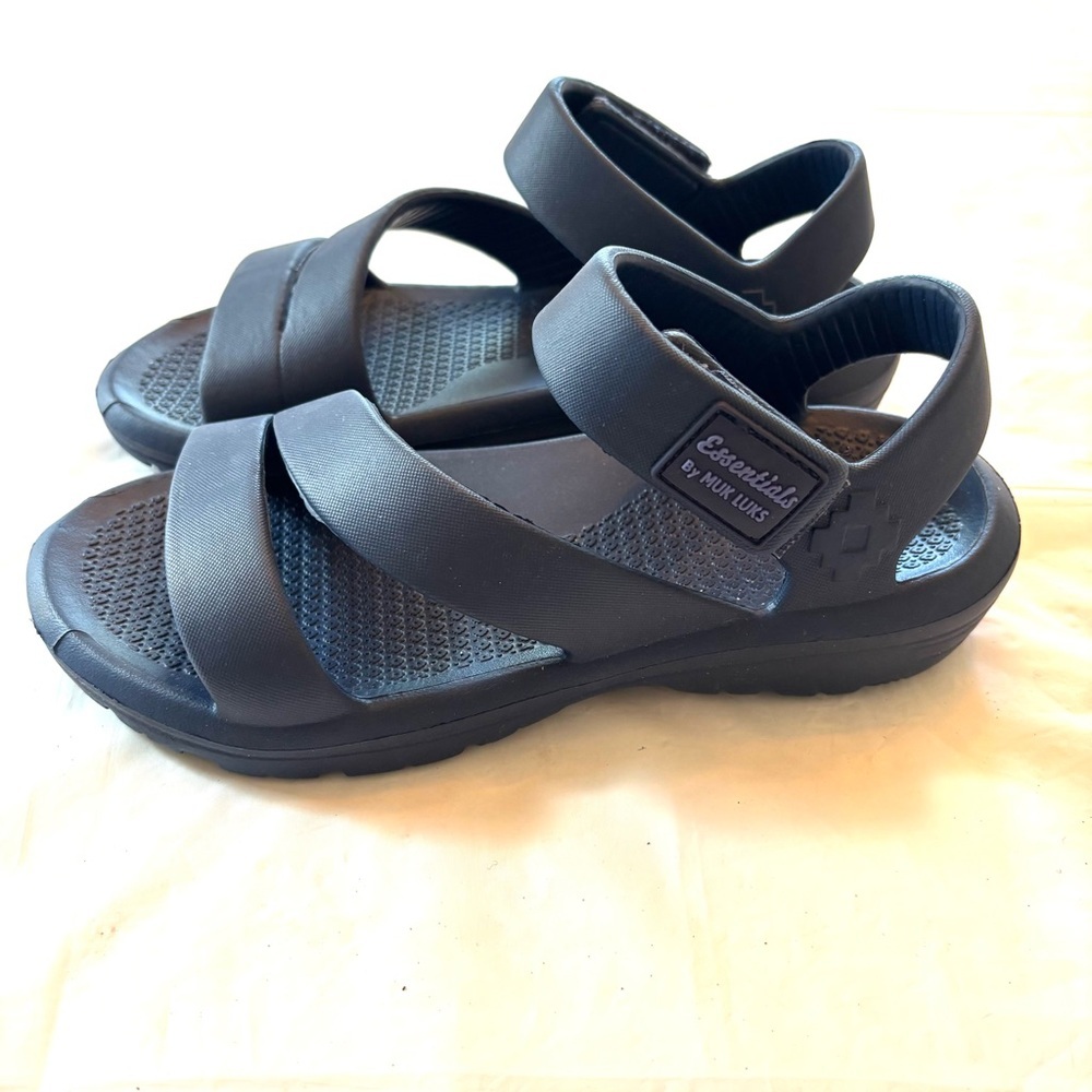 NWOT Muk Luks Navy Blue Surf Board Sandals SZ 5-6